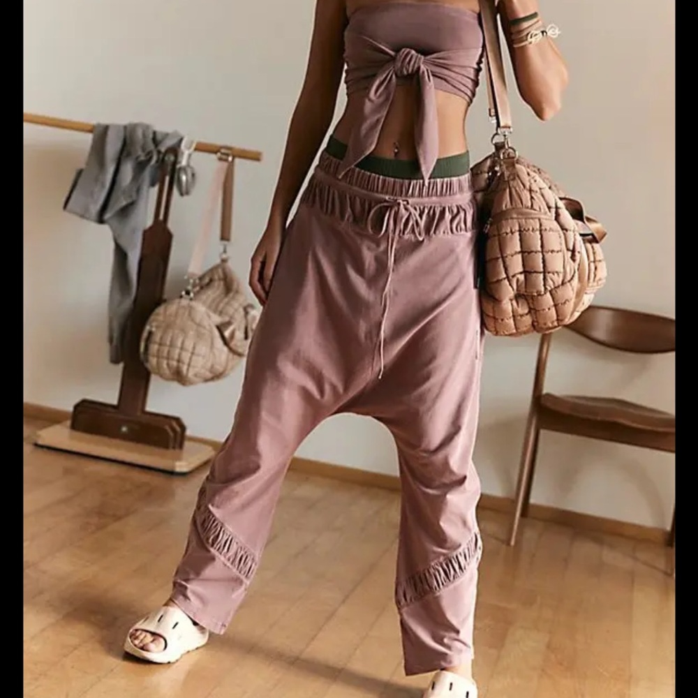 FP Movement Purple Track Pants with Relaxed Fit
